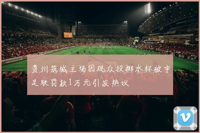 贵州筑城主场因观众投掷水杯被中足联罚款1万元引发热议